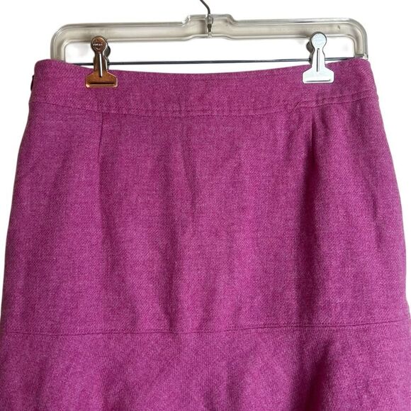 Gap pink wool blend peplum skirt. Size 6 - Picture 2 of 7